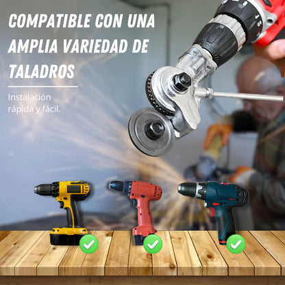 DrillCut™ herramienta de corte rápido, planchas de aluminio metal y mas
