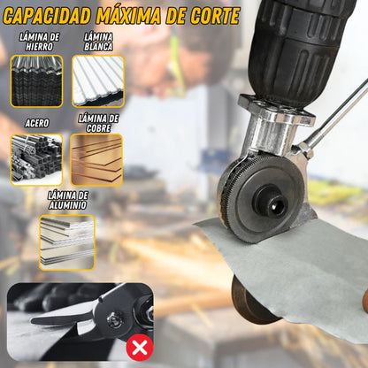 DrillCut™ herramienta de corte rápido, planchas de aluminio metal y mas