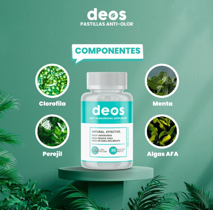 DEOS - Desodorante interno natural
