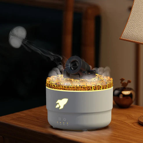 Humidificador Aromático con Explosión de Cañón
