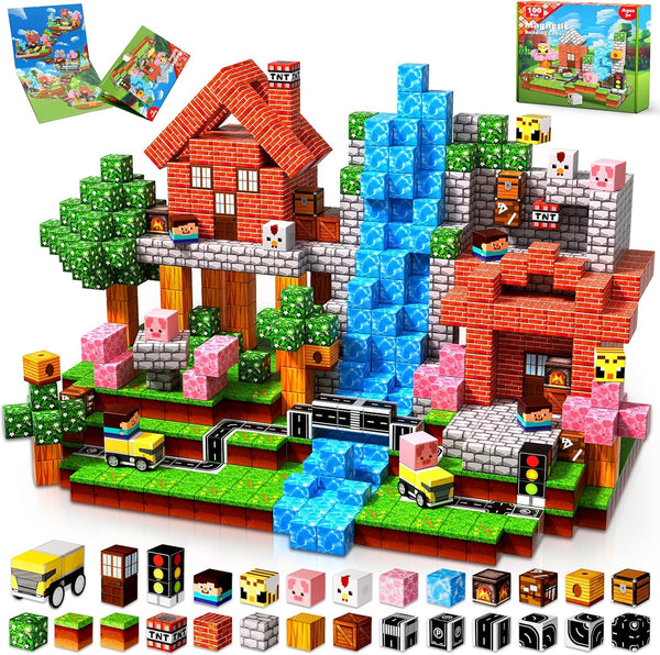Juego de construcción magnético mágico