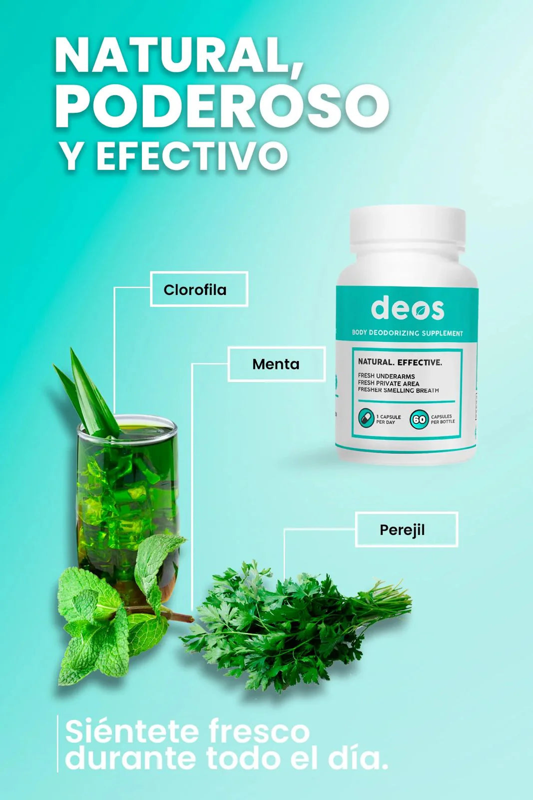 DEOS™ - Desodorante Corporal Natural