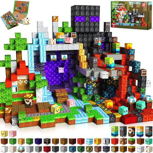 Juego de construcción magnético mágico