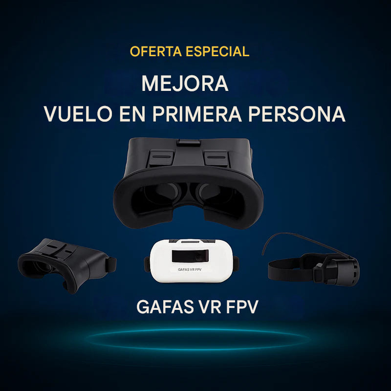Vuela como si estuvieras dentro: ¡Añade tus gafas FPV hoy mismo!
