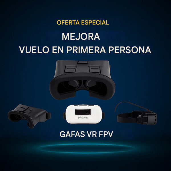 Vuela como si estuvieras dentro: ¡Añade tus gafas FPV hoy mismo!