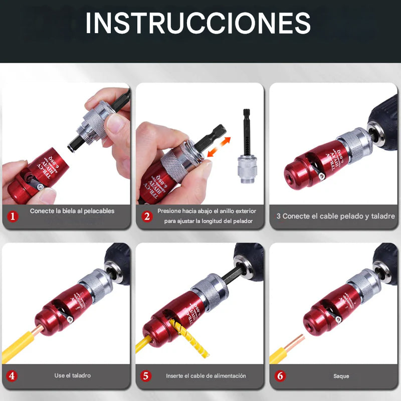 🎉[Oferta especial] ¡Consigue tu segund set de herramienta para pelar y torcer cables, con envío gratis!🎉