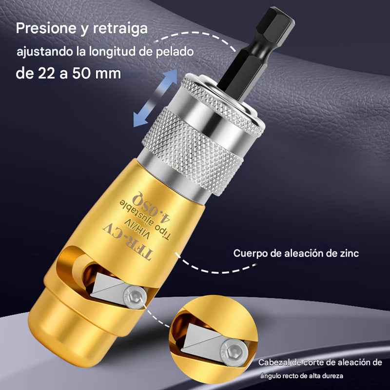 🎉[Oferta especial] ¡Consigue tu segund set de herramienta para pelar y torcer cables, con envío gratis!🎉